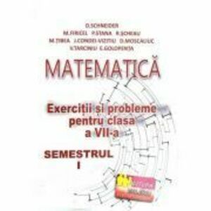 Matematica, exercitii si probleme pentru clasa a 7-a, semestrul 1 - Delia Schneider imagine