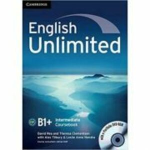 English Unlimited Intermediate Coursebook with e-Portfolio - David Rea, Theresa Clementson, Alex Tilbury, Leslie Anne Hendra imagine