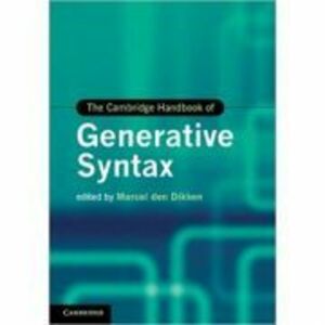 The Cambridge Handbook of Generative Syntax - Marcel den Dikken imagine