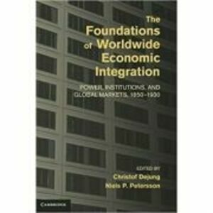 The Foundations of Worldwide Economic Integration: Power, Institutions, and Global Markets, 1850–1930 - Christof Dejung, Niels P. Petersson imagine