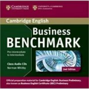 Business Benchmark Pre-intermediate to Intermediate Business Preliminary Class Audio CDs (2) - Norman Whitby imagine