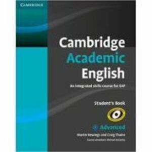 Cambridge Academic English C1 Advanced Student's Book: An Integrated Skills Course for EAP - Martin Hewings, Craig Thaine, Michael McCarthy imagine