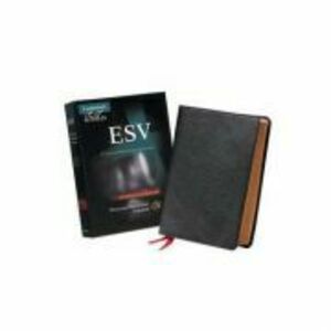 ESV Clarion Reference Bible, Black Edge-lined Goatskin Leather imagine