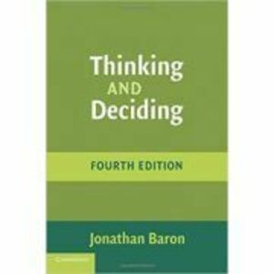 Thinking and Deciding - Jonathan Baron imagine