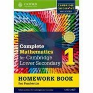 Complete Mathematics for Cambridge Lower Secondary Homework Book 1 (Pack of 15): For Cambridge Checkpoint and beyond - Sue Pemberton imagine