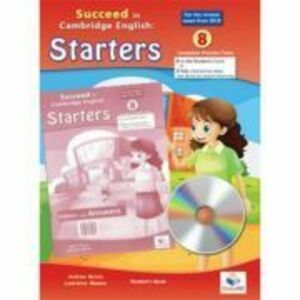 Succeed in Starters. 8 Practice Tests 2018 Format Student's Book with CD and key - Andrew Betsis, Lawrence Mamas imagine