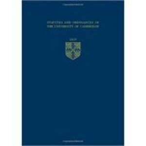 Statutes and Ordinances of the University of Cambridge 2015 imagine