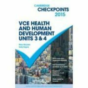 Cambridge Checkpoints VCE Health and Human Development Units 3 and 4 2015 - Mary McLeish, Sally Rogers imagine