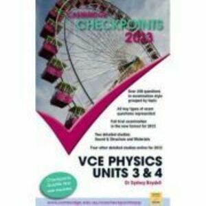 Cambridge Checkpoints VCE Physics Units 3 and 4 2013 - Sydney Boydell imagine
