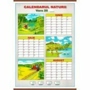 Calendarul naturii. Vara/Iarna - Plansa dubla (CP9) imagine