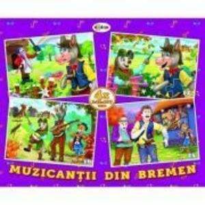Puzzle Muzicantii din Bremen. 4 imagini imagine
