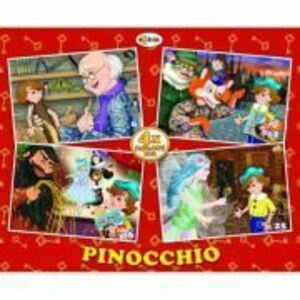 Puzzle Pinocchio. 4 imagini imagine