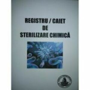 Registru/caiet de sterilizare chimica - format a5 imagine