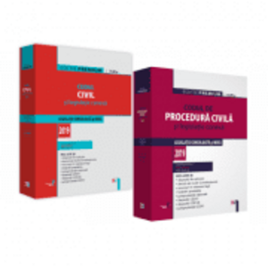 Pachet Codul civil si Codul de procedura civila. Editie PREMIUM 2019 - Dan Lupascu imagine