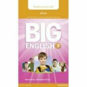 Big English 3 Pupil's eText Access Code (standalone) imagine