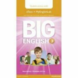 Big English 3 Pupil's eText and MEL Access Code imagine