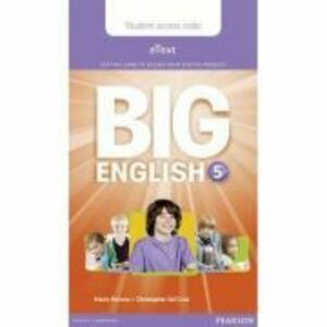 Big English 5 Pupil's eText Access Code (standalone) imagine