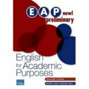EAP Now! Preliminary Teacher's Book - Kathy Cox, David Hill imagine