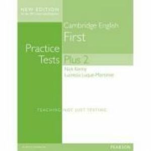 Cambridge First Volume 2 Practice Tests Plus New Edition Students' Book without Key - Nick Kenny imagine