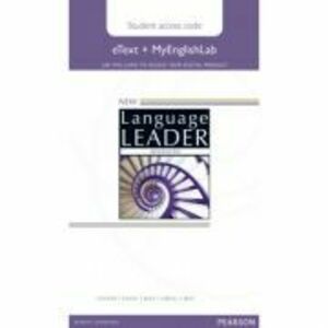 New Language Leader Advanced eText Coursebook with MyEnglishLab Pack - David Cotton imagine