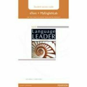 New Language Leader Elementary eText Coursebook with MyEnglishLab Pack - Gareth Rees imagine