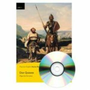 English Active Readers Level 2. Don Quixote Book + CD - Miguel de Cervantes imagine