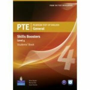 PTE General Skills Booster Level 4 Student Book with Audio CD - Susan Davies, Martyn Ellis imagine