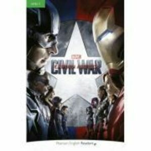 English Readers Level 3 Marvel Captain America. Civil War - Coleen Degnan-Veness imagine