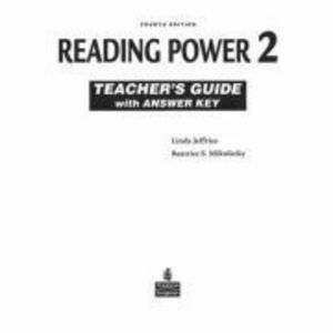Reading Power 2, Teacher's Guide with Answer Key - Linda Jeffries imagine