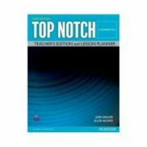 Top Notch 3e Fundamentals Teacher's Edition and Lesson Planner - Joan Saslow imagine