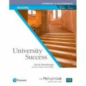 University Success Intermediate Reading Student Book with MyEnglishLab - Carrie Steenburgh, Lawrence Zwier imagine