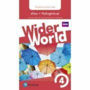 Wider World Level 4 MyEnglishLab & Students' eText Access Card imagine