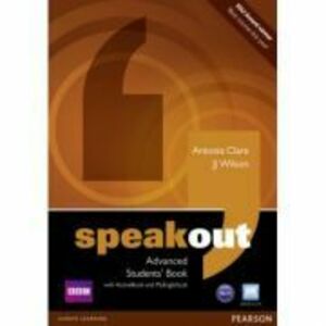 Speakout Advanced Students' Book with DVD/Active Book and MyLab Pack - J J Wilson imagine