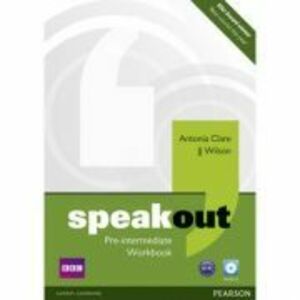 Speakout Pre-intermediate Workbook no Key and Audio CD - Antonia Clare imagine