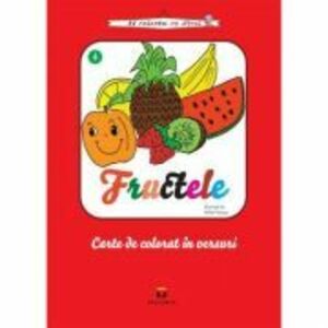 Fructele - carte de colorat imagine