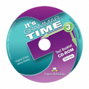 Curs de gramatica limba engleza It’s Grammar Time 3 Teste CD-ROM - Jenny Dooley, Virginia Evans imagine