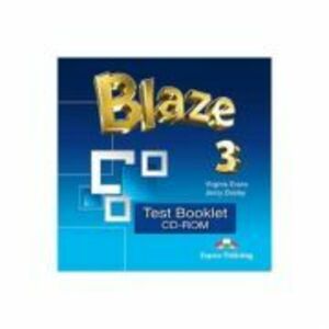 Curs limba engleza Blaze 3 Test Booklet CD-ROM imagine