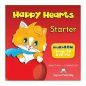 Curs limba engleza Happy Hearts Starter Multi-Rom - Jenny Dooley, Virginia Evans imagine