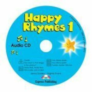 Curs limba engleza Happy Rhymes 1 Audio CD - Jenny Dooley, Virginia Evans imagine