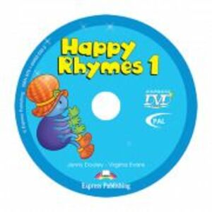 Curs limba engleza Happy Rhymes 1 DVD - Jenny Dooley, Virginia Evans imagine