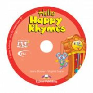Curs limba engleza Hello Happy Rhymes DVD - Jenny Dooley, Virginia Evans imagine