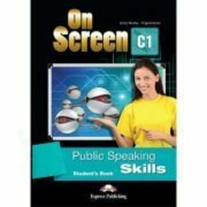 Curs limba engleza On Screen C1 Public Speaking Skills Manual - Jenny Dooley imagine