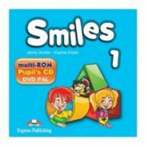 Curs Limba Engleza Smiles 1 Multi-Rom - Jenny Dooley, Virginia Evans imagine