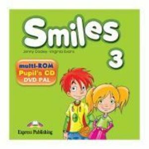 Curs limba engleza Smiles 3 Multi-ROM - Jenny Dooley, Virginia Evans imagine