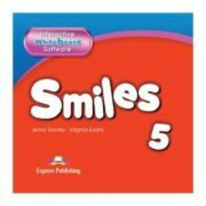 Curs limba engleza Smiles 5 Soft pentru Tabla Interactiva - Jenny Dooley, Virginia Evans imagine