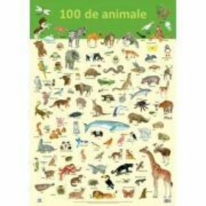 Plansa. 100 de animale - Nelson Verlag imagine