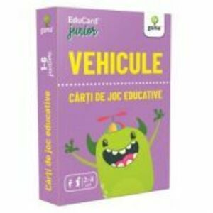 Vehicule. EduCard Junior. Carti de joc educative imagine