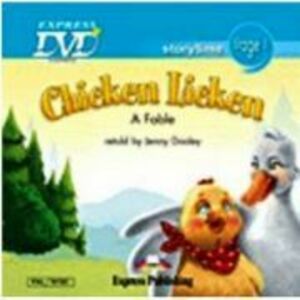 Literatura adaptata pentru copii Chicken Licken DVD - Jenny Dooley imagine