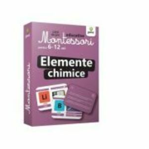 Elemente chimice. Carti de joc educative Montessori 6-12 ani imagine