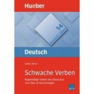 Schwache Verben Buch Regelmassige Verben des Deutschen zum Uben & Nachschlagen - Sabine Dinsel imagine